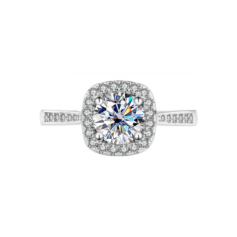 Moissanite Diamond Ring | 925 Sterling Silver