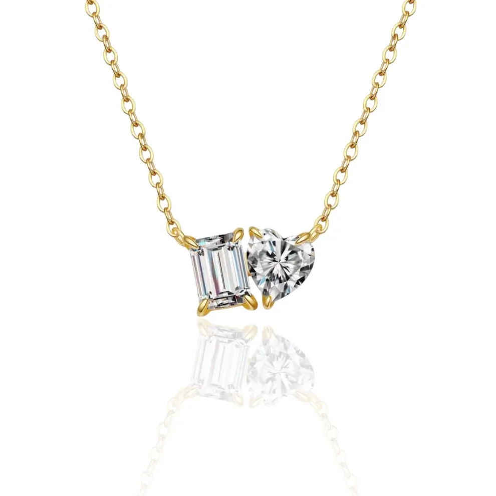 White Diamond Necklace | 925 Sterling Silver