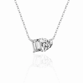 White Diamond Necklace | 925 Sterling Silver