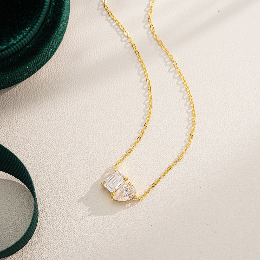 White Diamond Necklace | 925 Sterling Silver