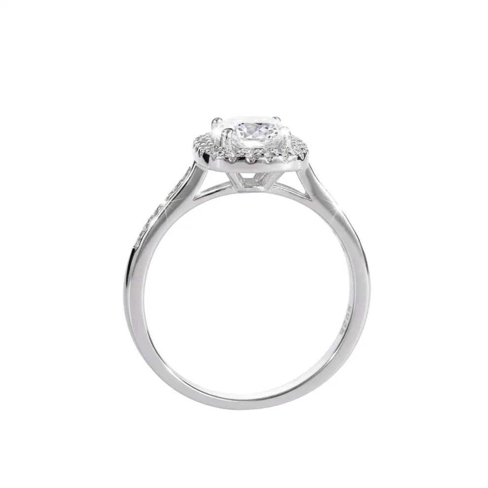 Moissanite Diamond Ring | 925 Sterling Silver